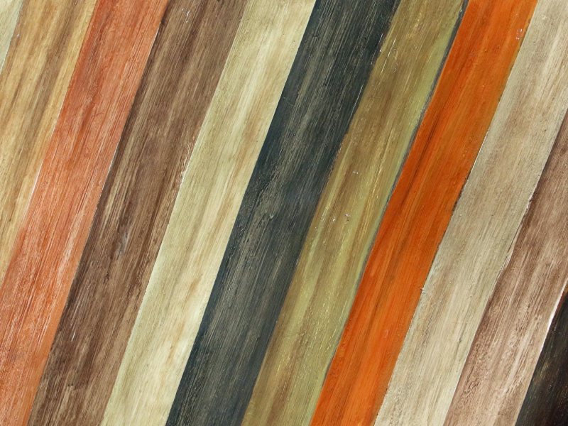 Decorative laminate strips in a range of wood-grain finishes